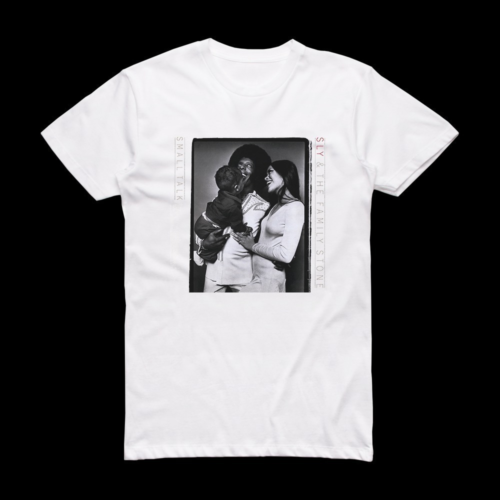 Sly And The Family Stone Small Talk Album Cover T-Shirt White
